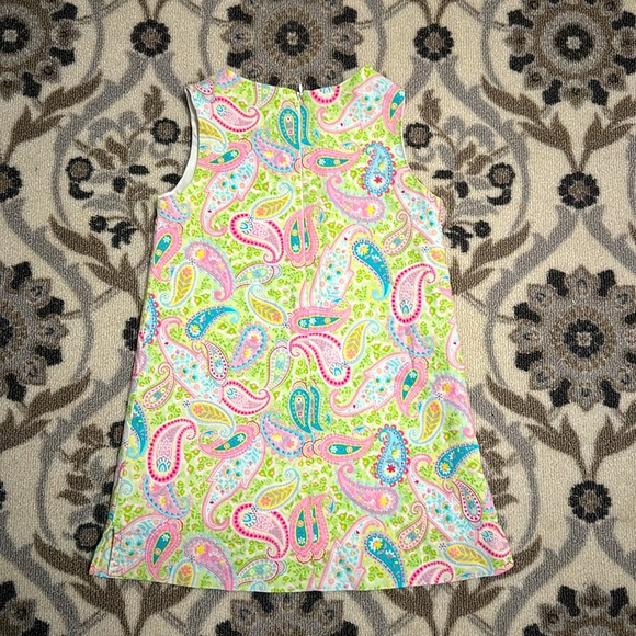 J Bailey Graduation Dress Girls Lilly Paisley Bright Color Size 4T EUC Spring - Picture 3 of 3